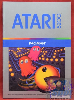 Atari 5200 Pac Man Instruction Booklet