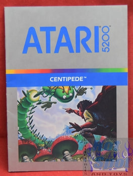 Atari 5200 Centipede Instruction Booklet