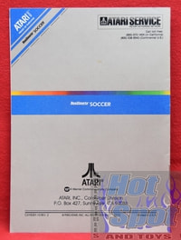 Atari 5200 Soccer Instruction Booklet