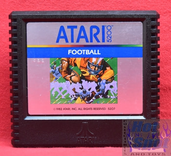 Atari 5200 Football Cartridge w/ Overlay