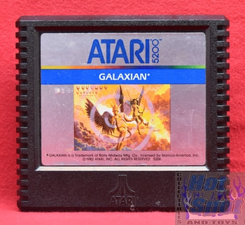 Atari 5200 Galaxian Cartridge w/ Overlay