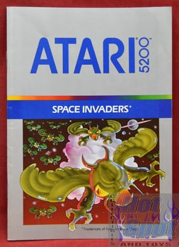 Atari 5200 Space Invaders Instruction Booklet