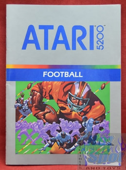 Atari 5200 Football Instruction Booklet