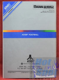 Atari 5200 Football Instruction Booklet