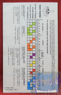 Air Sea Battle Game Program Instructions