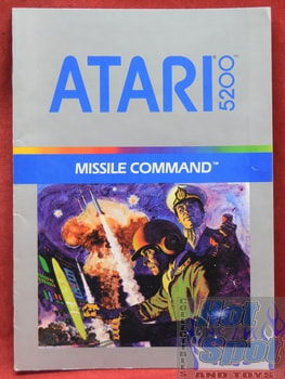 Atari 5200 Missile Command Instruction Booklet