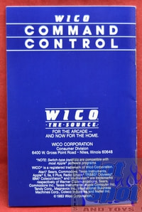 Intellivision Wico Command Control Instruction Booklet