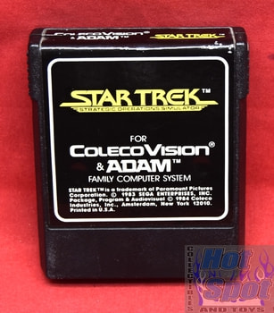 Coleco Vision Star Trek Strategic Operations Simulator Game Cartridge