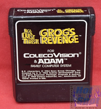 Coleco Vision BC's Quest for Tires II Grog's Revenge Game Cartridge