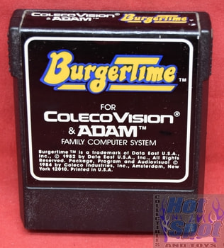 Coleco Vision BurgerTime Game Cartridge