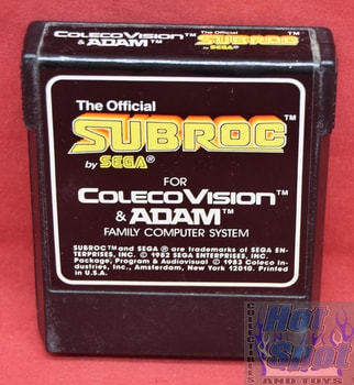 Coleco Vision Subroc Game Cartridge