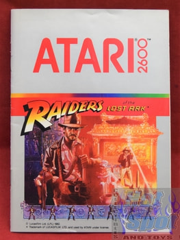 Raiders of the Lost Ark Instruction Booklet - Atari 2600