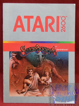 Swordquest EarthWorld Instruction Booklet - Atari 2600