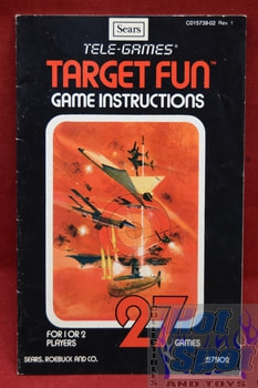 Target Fun Game Instructions - Sears Tele-Games