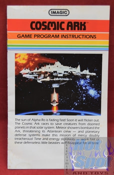 Imagic Cosmic Ark Program Instructions