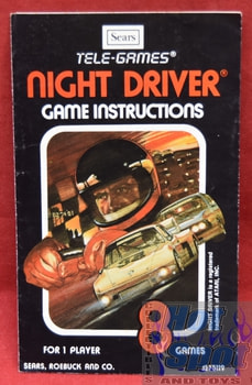 Night Driver Game Instructions - Sears Tele-Games