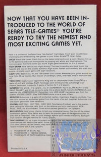 Night Driver Game Instructions - Sears Tele-Games