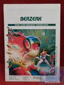 Berzerk Game Program Instructions