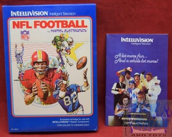 Intellivision NFL Football Box and Insert ONLY