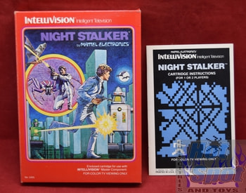 Intellivision Night Stalker Box and Instructions ONLY