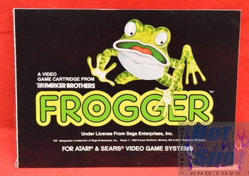 Frogger Instructions Booklet - 2600