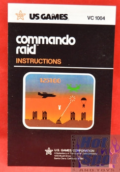 Commando Raid Instructions Booklet