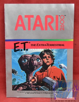 E.T. The Extra Terrestrial Instruction Booklets & Inserts - Atari 2600