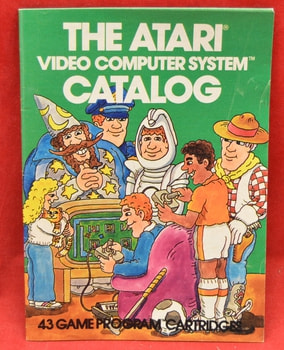43 Game Catalog Atari Insert