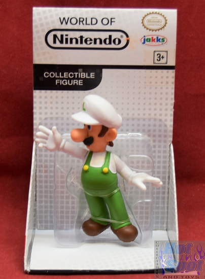 World of Nintendo Fire Luigi Collectible Figure