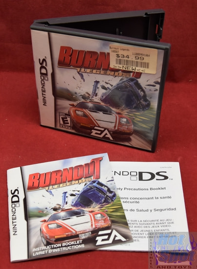 Burnout Legends DS Covers, Cases, and Booklets