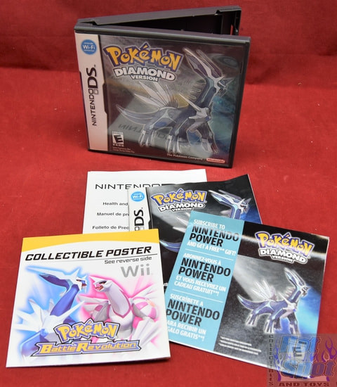 Pokemon Diamond Version DS Covers, Cases, and Booklets