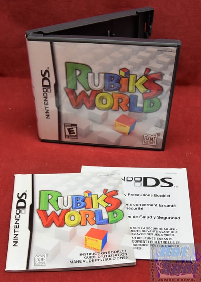 Rubiks World DS Covers, Cases, and Booklets