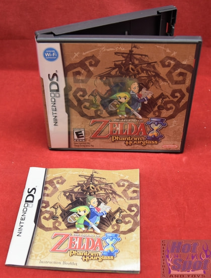 The Legend of Zelda Phantom Hourglass DS Covers, Cases, and Booklets