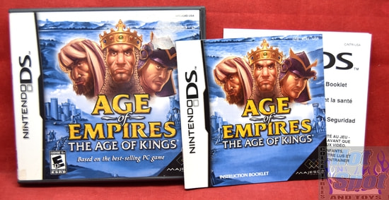 Age of Empires The Age of Kings Original Case, Slipcover & Booklets