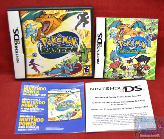 Pokemon Ranger Original Case, Slipcover & Booklets