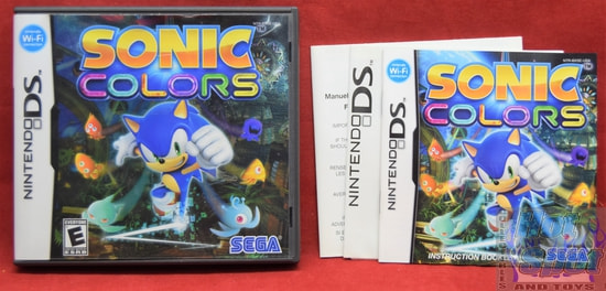 Sonic Colors Case, Insert and Booklet