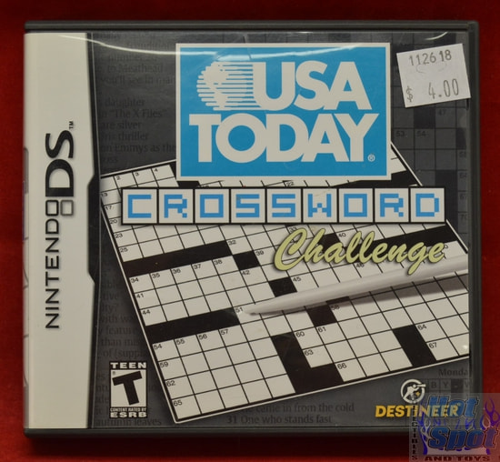 USA Today Crossword Challenge Game Nintendo DS