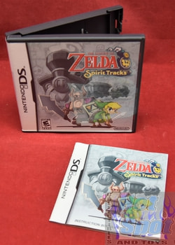 The Legend of Zelda Spirit Tracks DS Covers, Cases, and Booklets