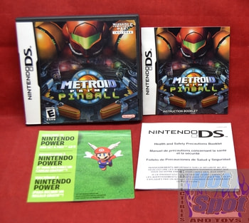 Metroid Prime Pinball Original Case, Slipcover & Booklets