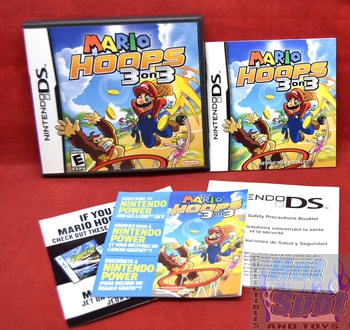 Mario Hoops 3 on 3 Original Case, Slipcover & Booklets