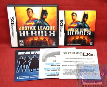 Justice League Heroes Original Case, Slipcover & Booklets