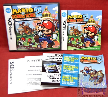 Mario vs. Donkey Kong 2 March of the Minis Original Case, Slipcover & Booklets