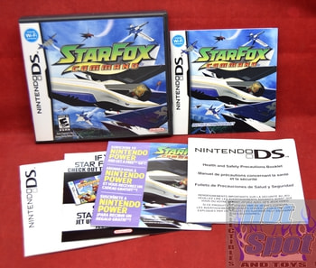 StarFox Command Original Case, Slipcover & Booklets