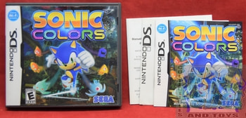 Sonic Colors Case, Insert and Booklet