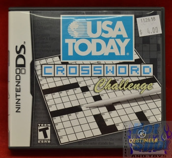 USA Today Crossword Challenge Game Nintendo DS