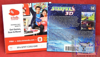 3DS Starfox 64 3D Slip Cover, Booklets & Inserts