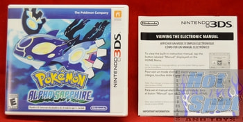 3DS Pokemon Alpha Sapphire CASE ONLY