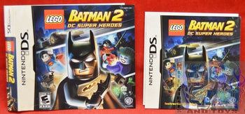 Batman 2 DC Super Heroes BOOKLET AND SLIP COVER ONLY