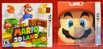 3DS Super Mario Land BOOKLET AND SLIP COVER ONLY