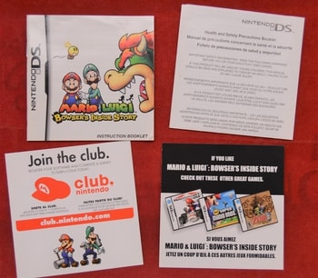 Mario & Luigi Browser's Inside Story Booklet Set
